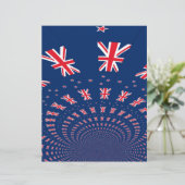 Papier Magnifique conception d'impression artistique du d (Debout devant)