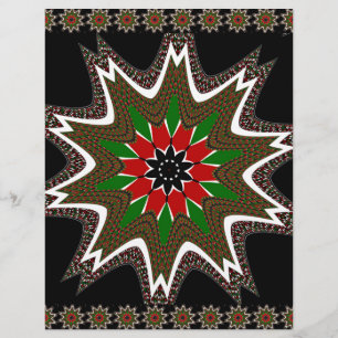 Papier Magnifique Motif Culturel Kenya Géométrique