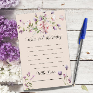 Papier Magnolia Lavender Souhaite Pour Le Jeu De Baby sho
