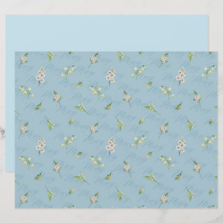 Papier Mai Mois De Naissance Fleur Hawthorn Lily De La Va