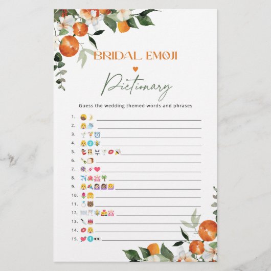 Papier Main presser la nuptiale douche émoticônes jeu (Devant)