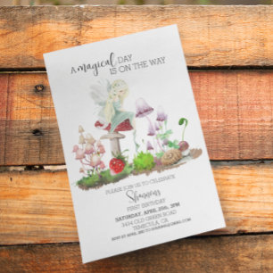 Papier Maisonnette Fée des Bois Champignon Aquarelle Cott