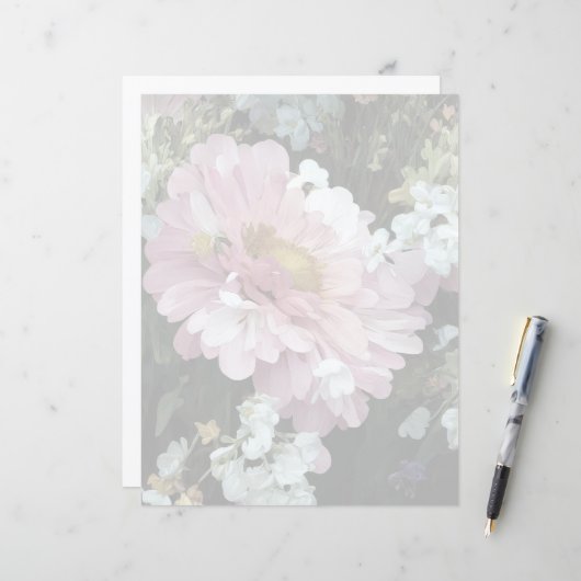 Papier Maisy en rose (Devant/Arrière en situation)