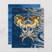 Papier Malheureusement sirènes à l'ancre (Devant / Derrière)