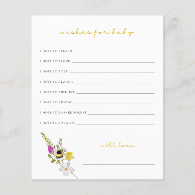 Papier Mama to Bee Wives for Baby Card (Devant)