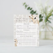 Papier Maman & Baby Giraffe Baby Predictions & conseils (Debout devant)