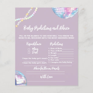 Papier Maman era baby shower Conseils pour les nouveaux p