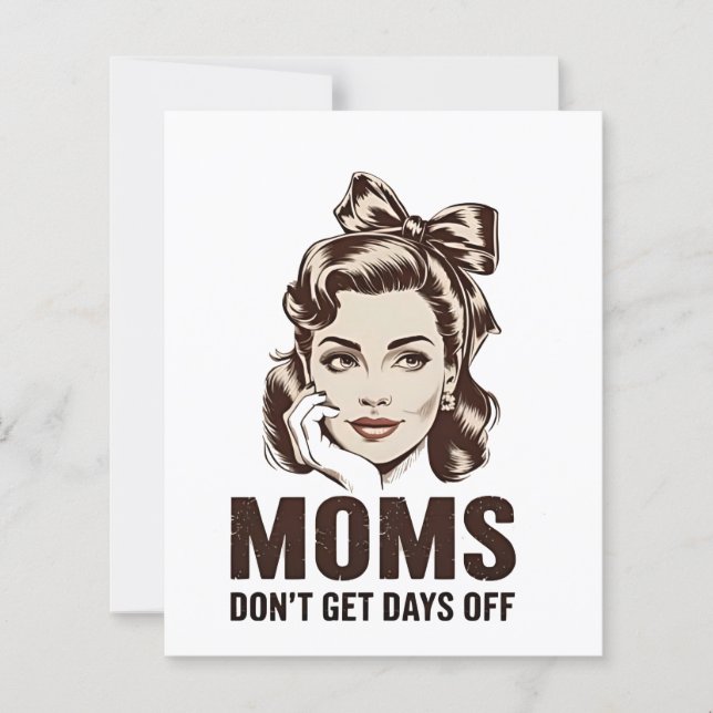 Papier Maman n'a pas de jours de congé (Devant)