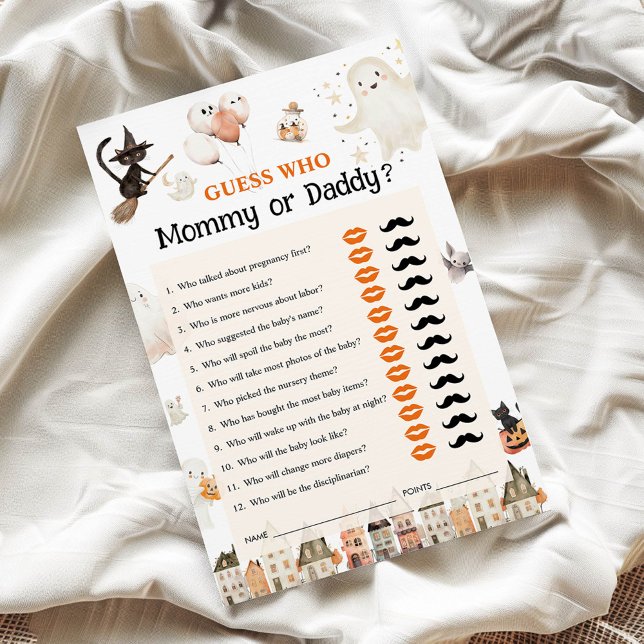 Papier Maman ou papa, Invité d'Halloween Qui Joue (Créateur téléchargé)