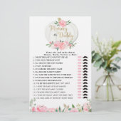 Papier Maman ou papa jeu d'or rose chute citrouilles (Debout devant)