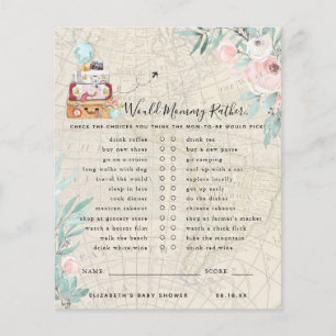 Papier Maman préférerait   Jeu de Baby Shower