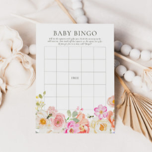 Papier Maman to Bee Floral Aquarelle Bingo Bingo Jeu