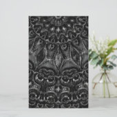 Papier Mandala au charbon de bois (Debout devant)