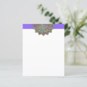 Papier Mandala coloré classe Style Inde 1 (Debout devant)