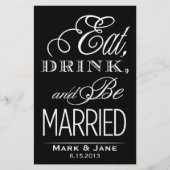 Papier Mangez et soyez mariés (Devant)