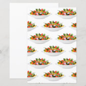 Papier Mangez plus de plantes frais motivation salade let (Devant / Derrière)