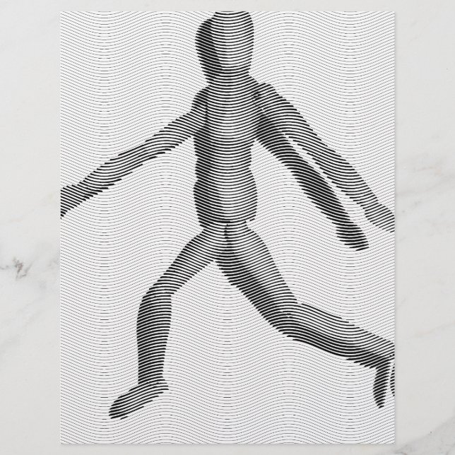 Papier Mannequin humain en bois (Devant)