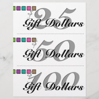 Papier Maquillage Artiste Certificats Cadeaux Palette Col