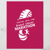 Papier Marathon de charité promotion de marchandises (Dos)