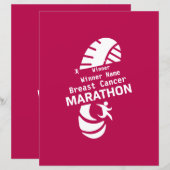 Papier Marathon de charité promotion de marchandises (Devant / Derrière)