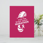 Papier Marathon de charité promotion de marchandises (Debout devant)