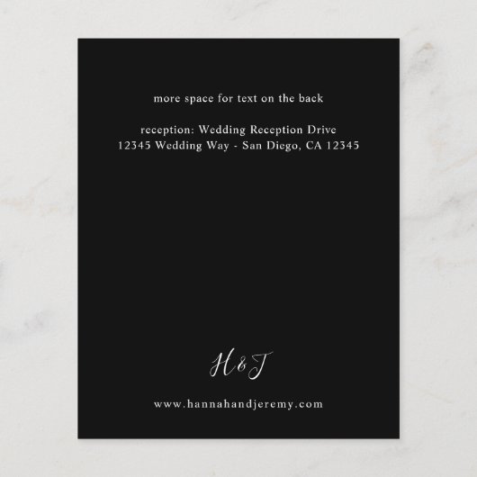 Papier Marbre noir budget détails (Dos)