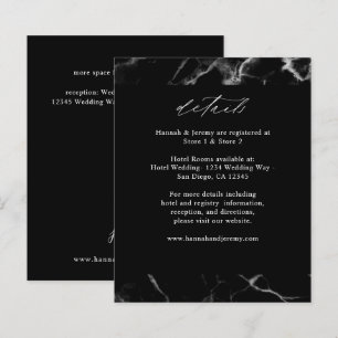 Papier Marbre noir budget détails