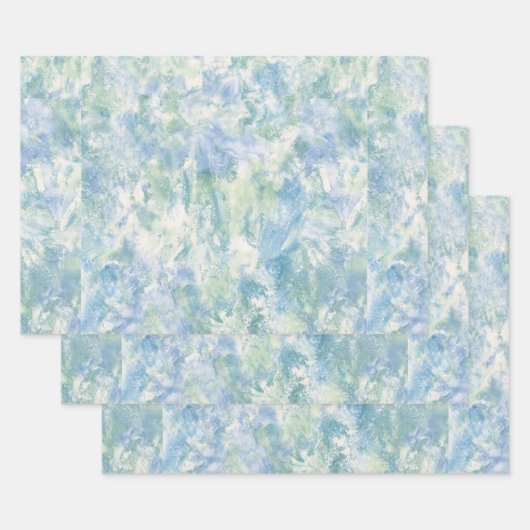 Papier Marbré Pastel de Printemps (Lot)