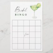 Papier Margarita Brive jeu de bingo (Devant)