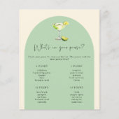 Papier Margs & Mariage Mariage Ce qui est dans votre jeu  (Devant)