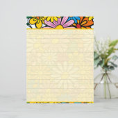 Papier Marguerites funky (Debout devant)