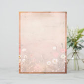 Papier marguerites vintages (Debout devant)