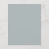 Papier Mariage à l'aquarelle moderne et végétation dans u (Dos)
