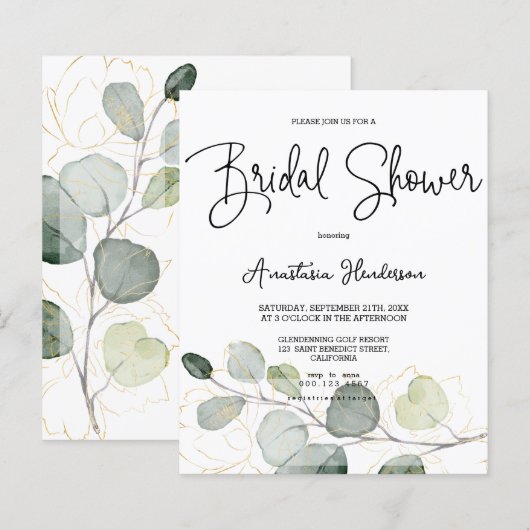 Papier Mariage à petit budget. (Devant / Derrière)