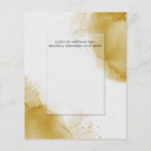 Papier Mariage à petit budget Tuscany Or Jaune Marbre Abs (Dos)