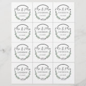 Papier Mariage à thé noir blanc Mariage couleurs (Devant)