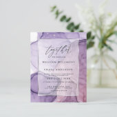Papier Mariage abordable Cust4 Lavender Rose Abstrait (Debout devant)