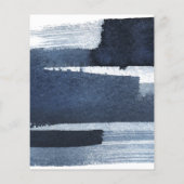 Papier Mariage Abstrait Enregistrer la date Invitations | (Dos)