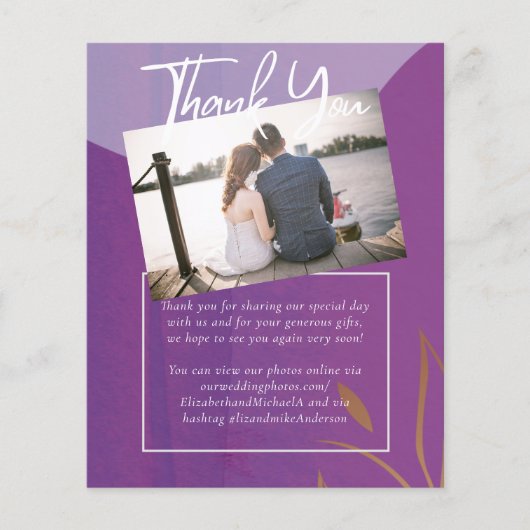 Papier Mariage Abstrait moderne scandinave japonais (Devant)