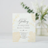Papier Mariage Abstrait moderne scandinave japonais (Debout devant)