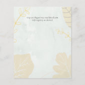 Papier Mariage Abstrait moderne scandinave japonais (Dos)