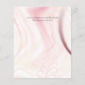 Papier Mariage Abstrait moderne scandinave japonais (Dos)