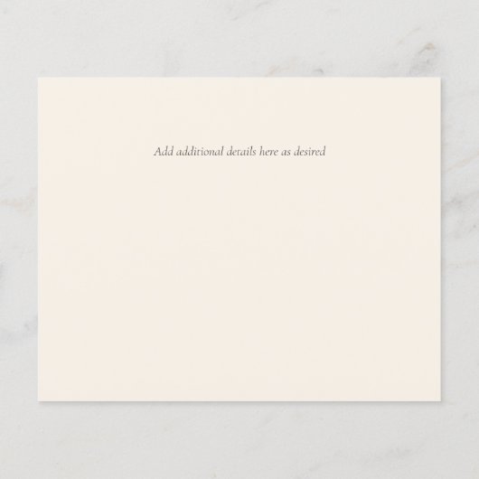 Papier Mariage Abstrait moderne scandinave japonais (Dos)