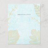 Papier Mariage Abstrait moderne scandinave japonais (Dos)