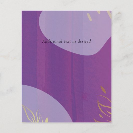 Papier Mariage Abstrait moderne scandinave japonais (Dos)