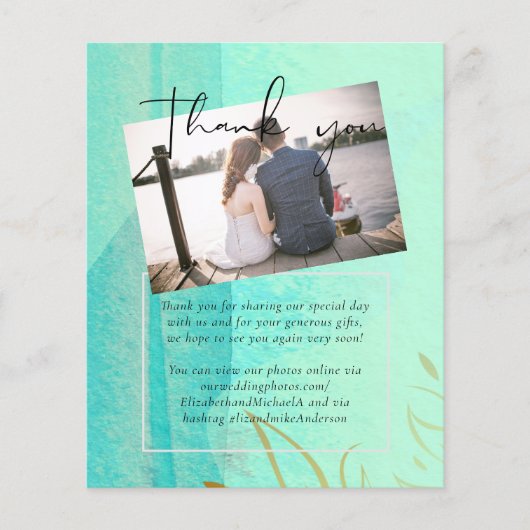 Papier Mariage Abstrait moderne scandinave japonais (Devant)