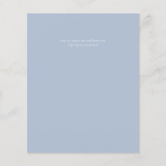 Papier Mariage Abstrait moderne scandinave japonais (Dos)