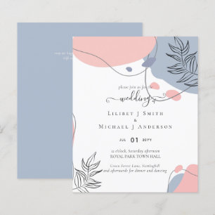 Papier Mariage Abstrait moderne scandinave japonais