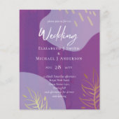 Papier Mariage Abstrait moderne scandinave japonais (Devant)