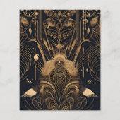 Papier Mariage Art déco élégant et économique (Dos)